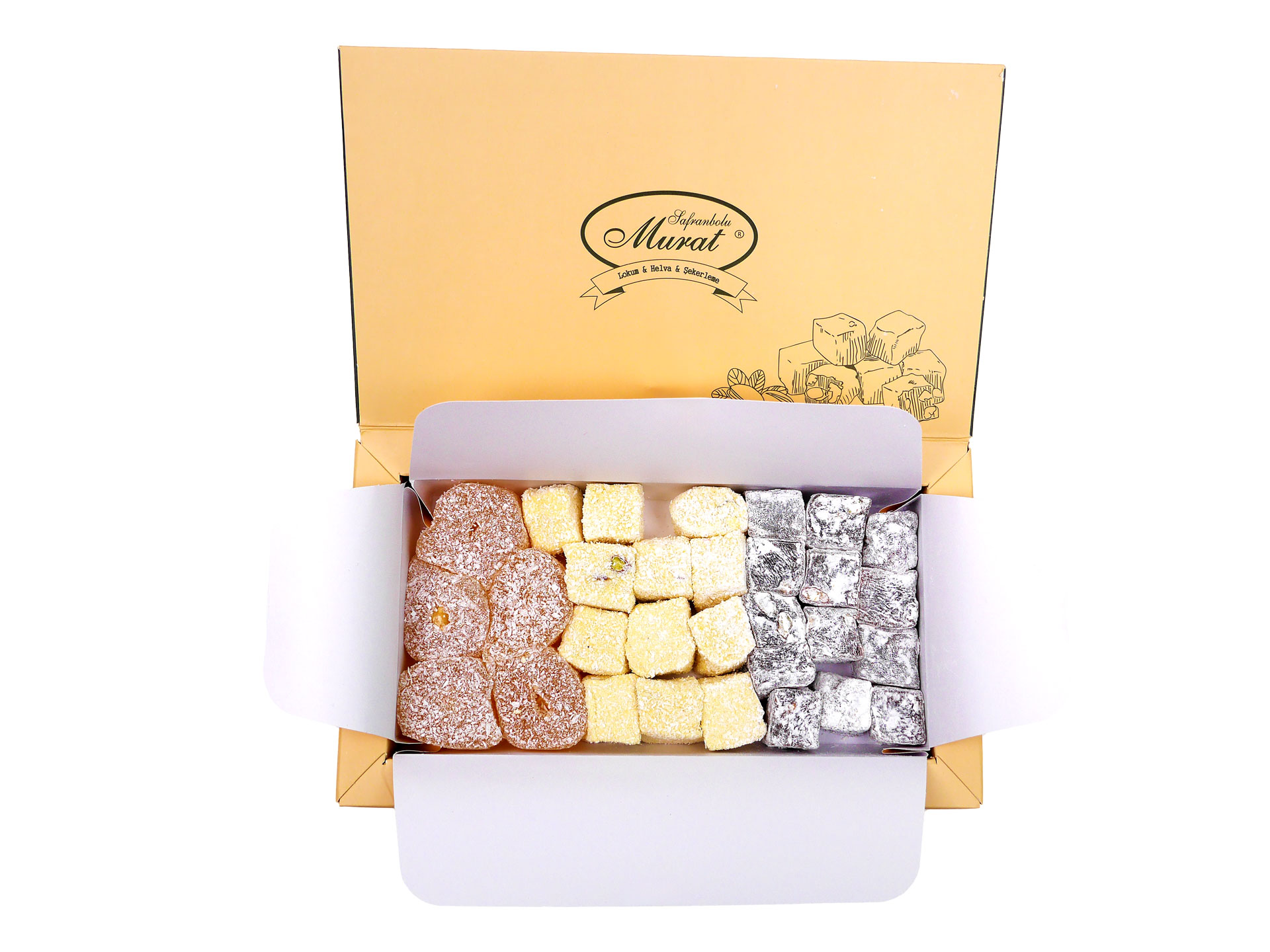 Murat Pastanesi Safranbolu Üçlü Karışık Lokum 300 gr